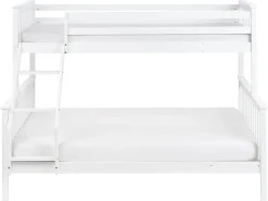 Køjeseng Fyretræ BIERNE 90/140 x 200 cm Hvid