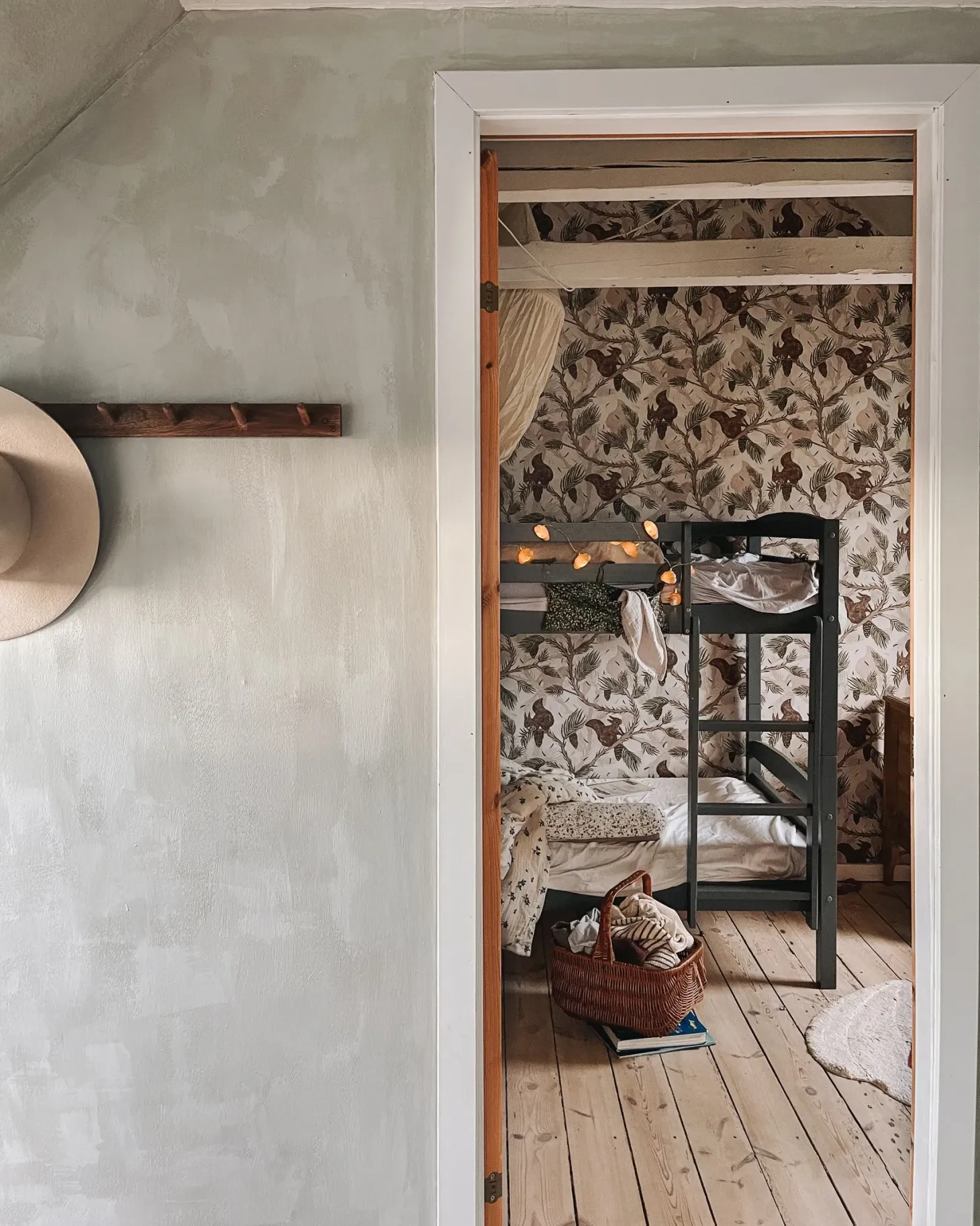 Køjeseng Fyretræ REGAT 90 x 200 cm Grå
