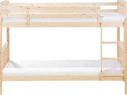 Køjeseng Fyretræ REVIN 90 x 200 cm Lysebrun
