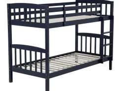 Køjeseng Fyretræ REVIN 90 x 200 cm Navy Blå