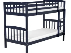 Køjeseng Fyretræ REVIN 90 x 200 cm Navy Blå