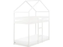 Køjeseng Hus Fyretræ LABATUT 90 x 200 cm Hvid