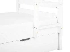 Køjeseng med skuffer Fyretræ REGAT 90 x 200 cm Hvid