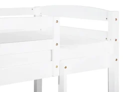 Køjeseng med skuffer Fyretræ REGAT 90 x 200 cm Hvid