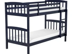 Køjeseng med skuffer Fyretræ REVIN 90 x 200 cm Navy Blå