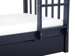 Køjeseng med skuffer Fyretræ REVIN 90 x 200 cm Navy Blå