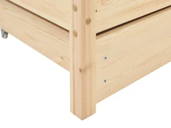 Køjeseng med skuffer Hus Fyretræ GIRGOLS 90 x 200 cm med opbevaring Lysebrun