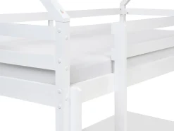 Køjeseng med skuffer Hus Fyretræ TERNAS 90 x 200 cm Lyserød