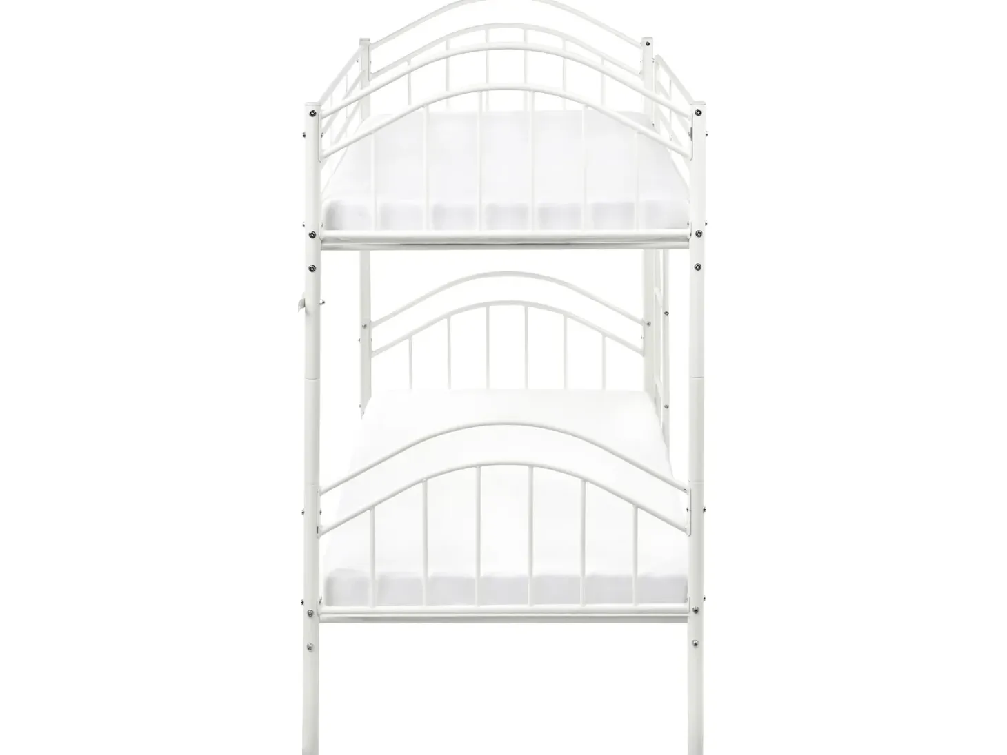 Køjeseng Metal CHARTRES 90 x 200 cm Hvid