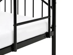 Køjeseng Metal CHARTRES 90 x 200 cm Sort