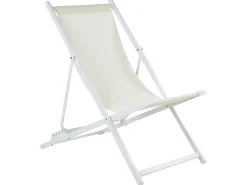 Klap dækstol LOCRI II Metal Lys Beige