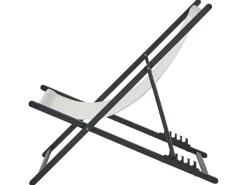 Klap dækstol LOCRI II Metal Lys Beige