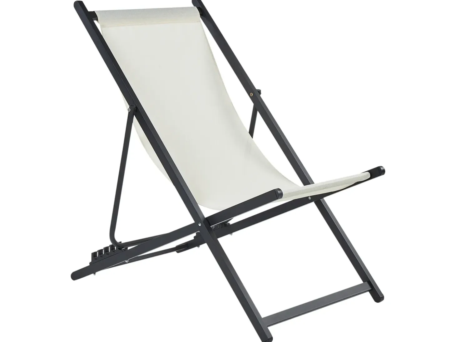 Klap dækstol LOCRI II Metal Lys Beige