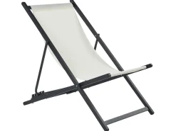 Klap dækstol LOCRI II Metal Lys Beige