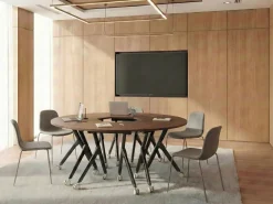 Klap hjørneskrivebords-modul BENDI Mørkebrun 90 cm 64 cm