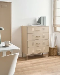 Kommode ENAGO Metal Beige