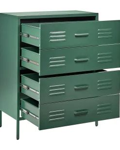 Kommode ENAGO Metal Mørkegrøn