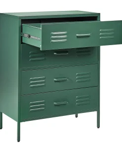 Kommode ENAGO Metal Mørkegrøn