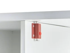 Kommode med skrivebordsfunktion FLOMOT Hvid 80 cm 40/80 cm Foldbar