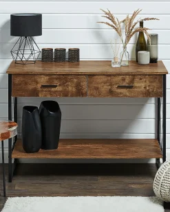 Konsolbord AYDEN Mørkebrun