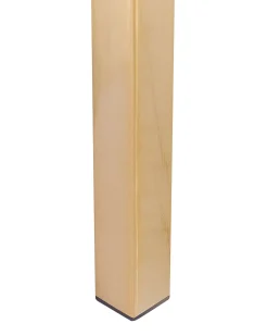 Konsolbord CALVERT Hærdet glas Marmor/guld