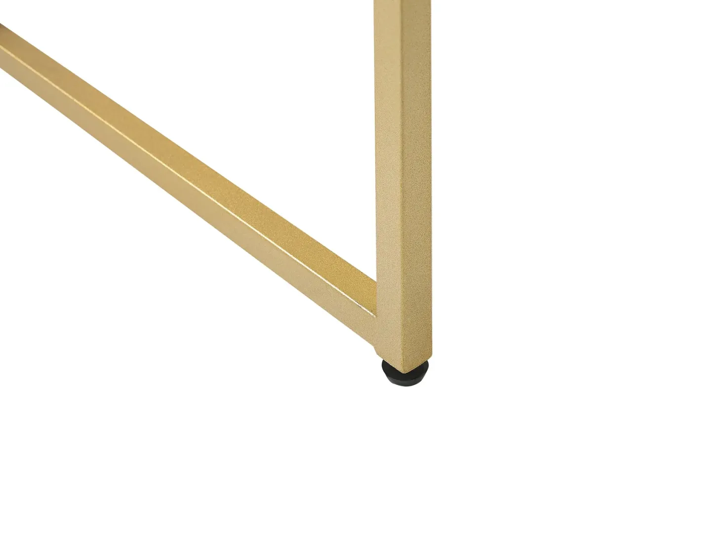 Konsolbord DAPHNE Hvid/guld 100 cm 48 cm med skuffer