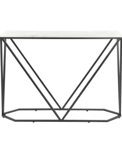 Konsolbord HAZEN Marmor/sort