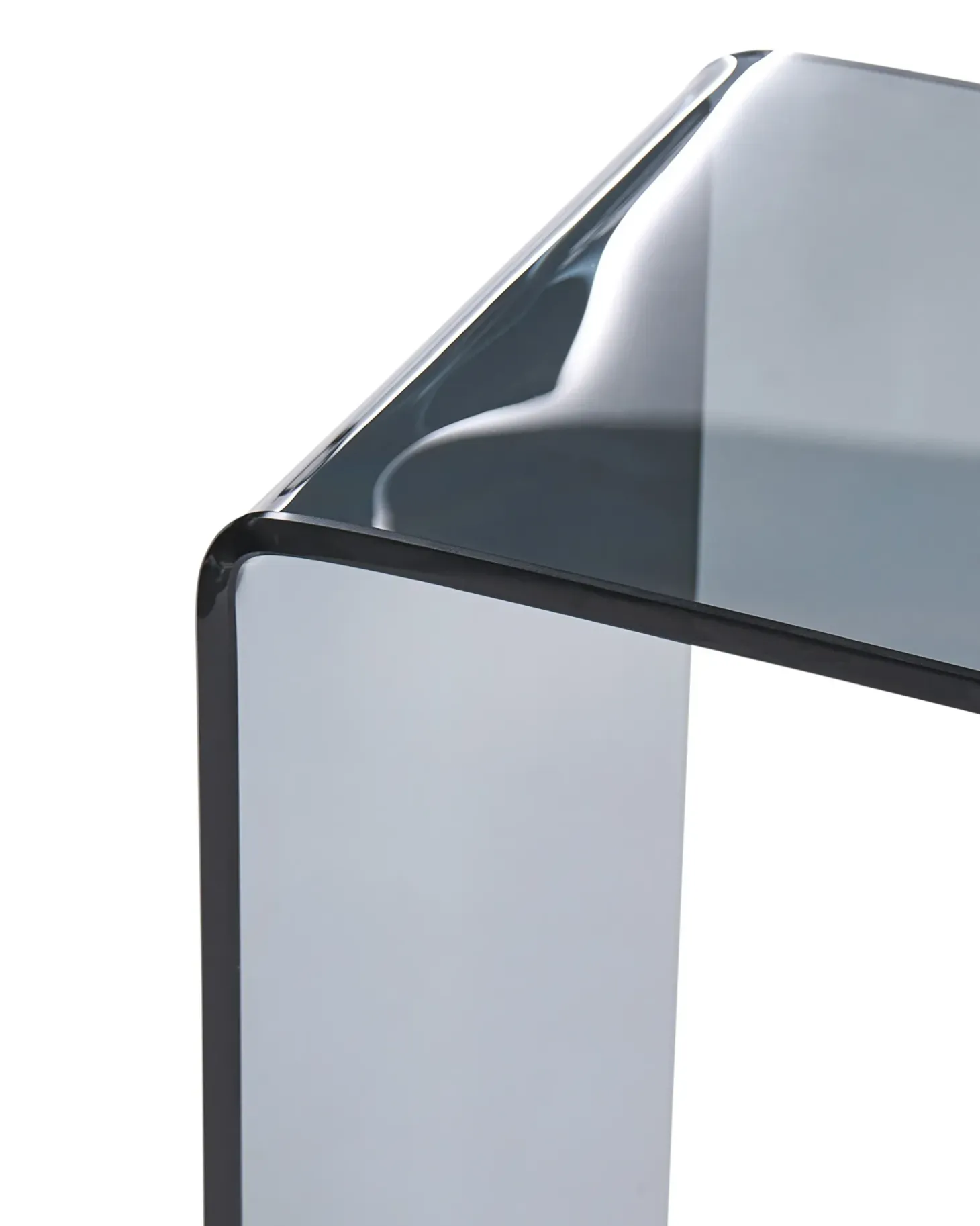 Konsolbord KENDALL Hærdet glas Sort