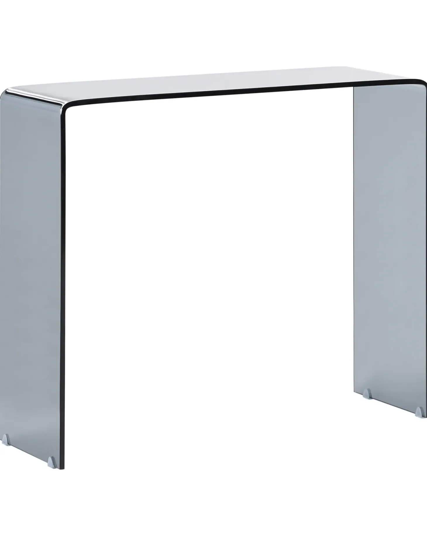 Konsolbord KENDALL Hærdet glas Sort