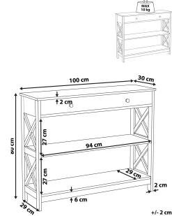 Konsolbord MONTGOMERY Sort