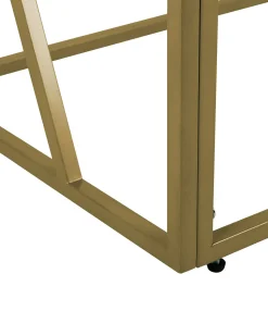Konsolbord ORLAND Glas Guld