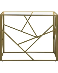 Konsolbord ORLAND Glas Guld