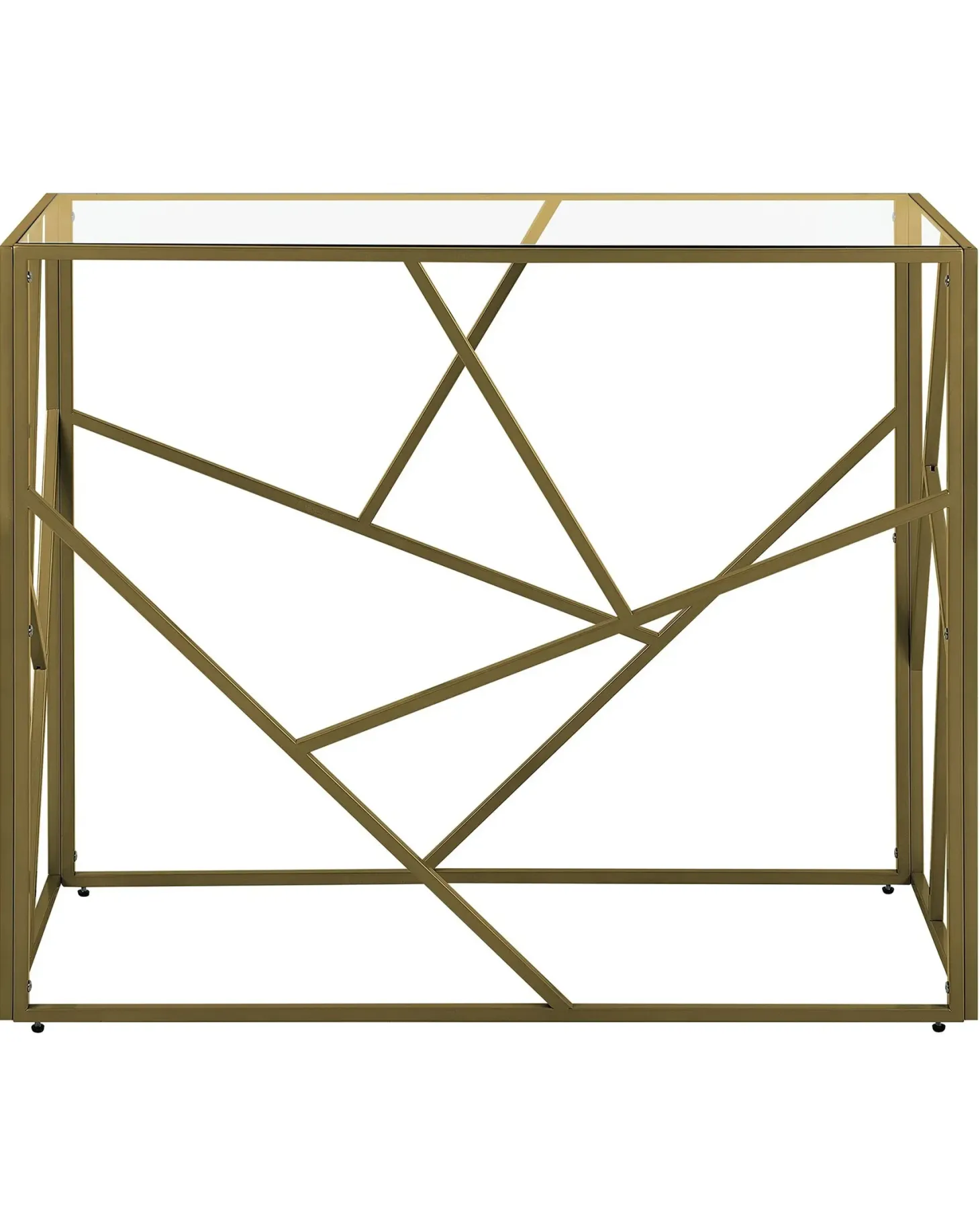 Konsolbord ORLAND Glas Guld