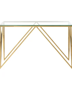 Konsolbord WESO Hærdet glas Guld