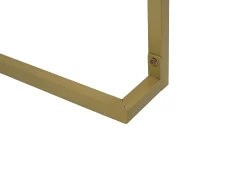 Konsolbord WESTPORT Hvid/guld 115 cm 50 cm med skuffer