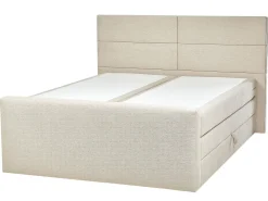 Kontinentalseng med opbevaring ARISTOCRAT Lys Beige 160 x 200 cm