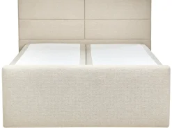 Kontinentalseng med opbevaring ARISTOCRAT Lys Beige 160 x 200 cm