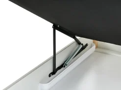 Kontinentalseng med opbevaring BARONET Cremehvid 180 x 200 cm