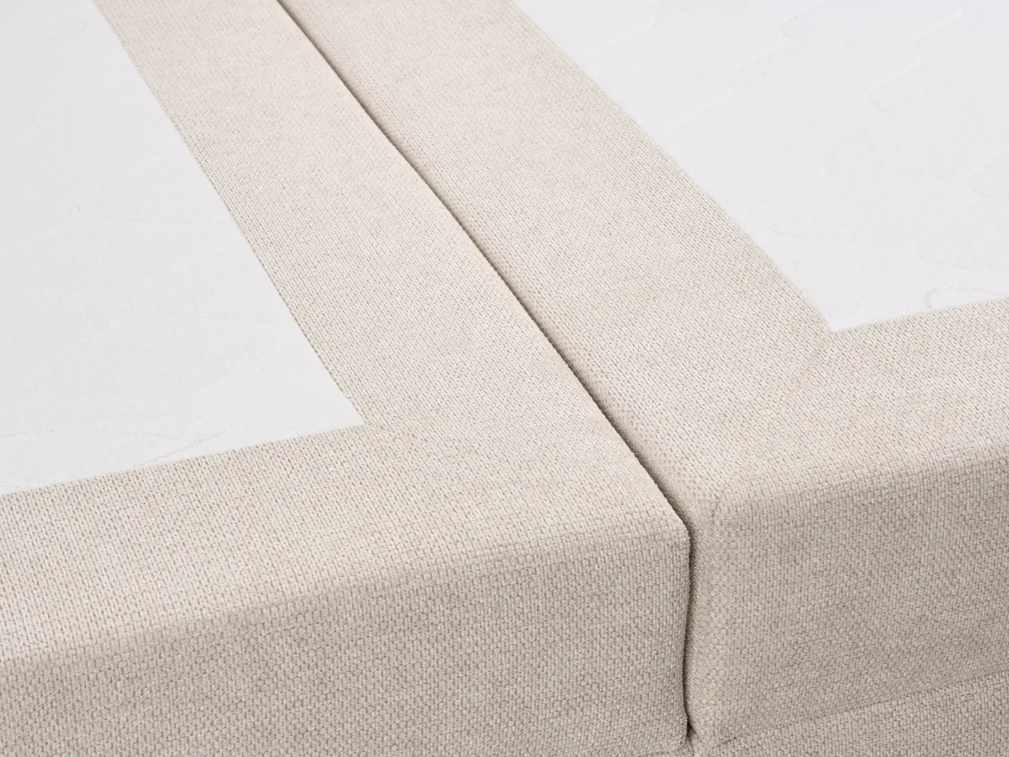 Kontinentalseng med opbevaring CHANCELLOR Lys Beige 180 x 200 cm