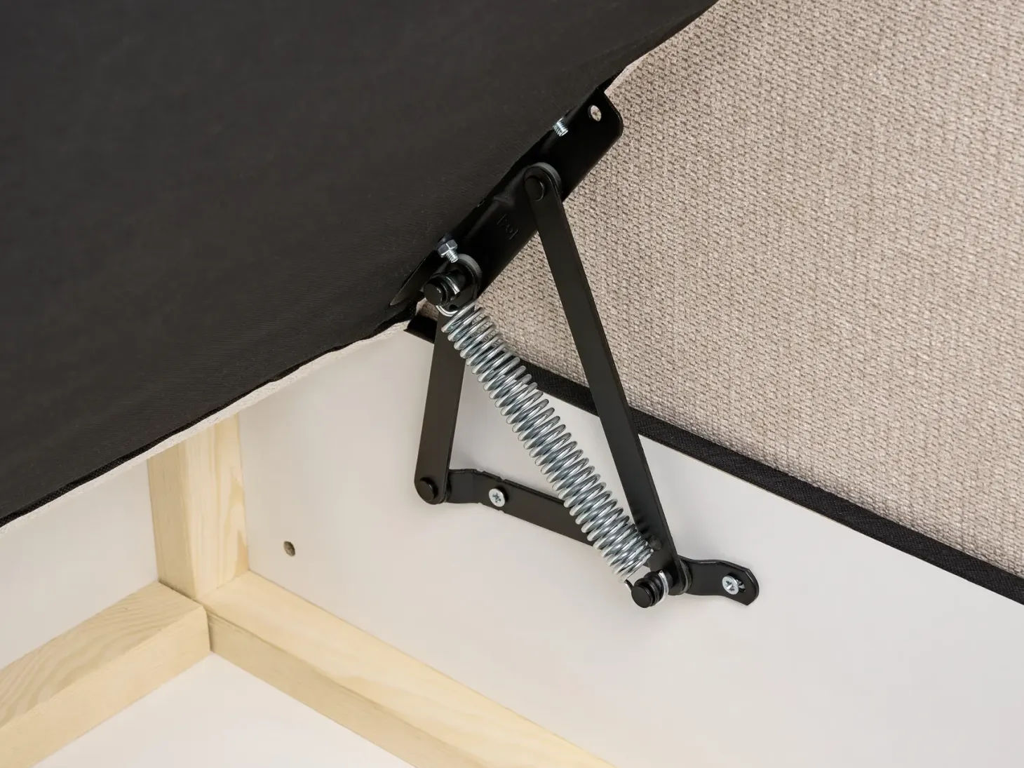 Kontinentalseng med opbevaring CHANCELLOR Lys Beige 180 x 200 cm
