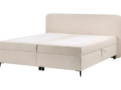 Kontinentalseng med opbevaring REGENT Lys Beige 180 x 200 cm