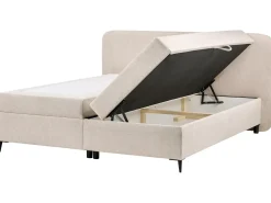 Kontinentalseng med opbevaring REGENT Lys Beige 180 x 200 cm