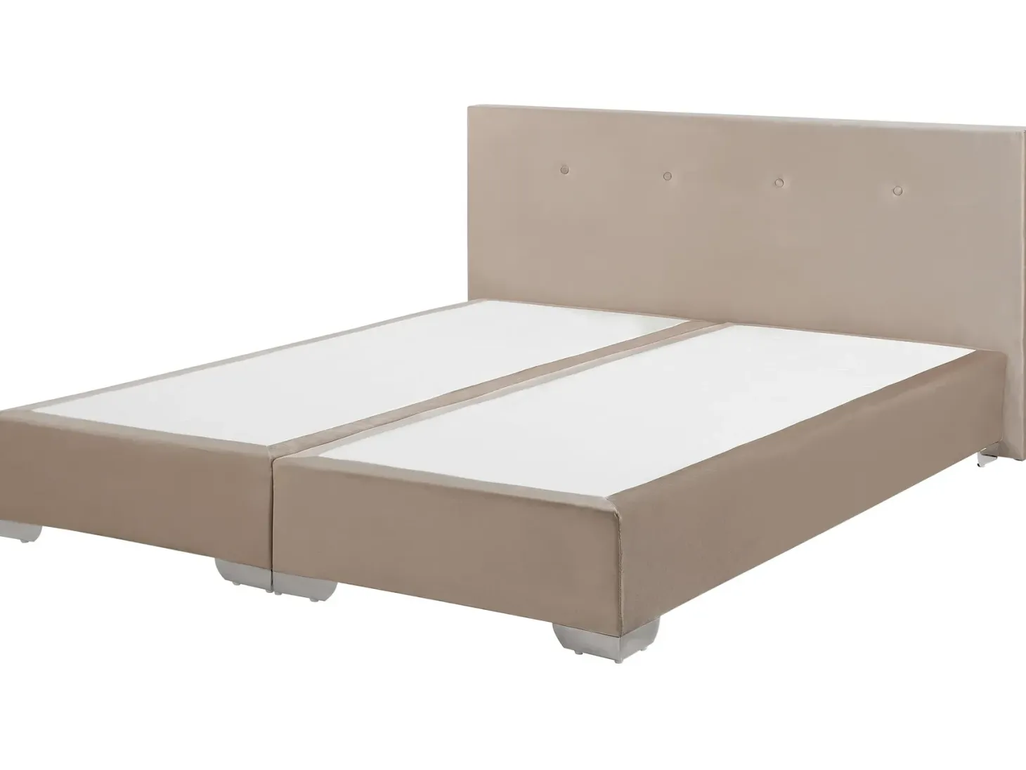 Kontinentalseng Velour CONSUL 180 x 200 cm Lys Beige
