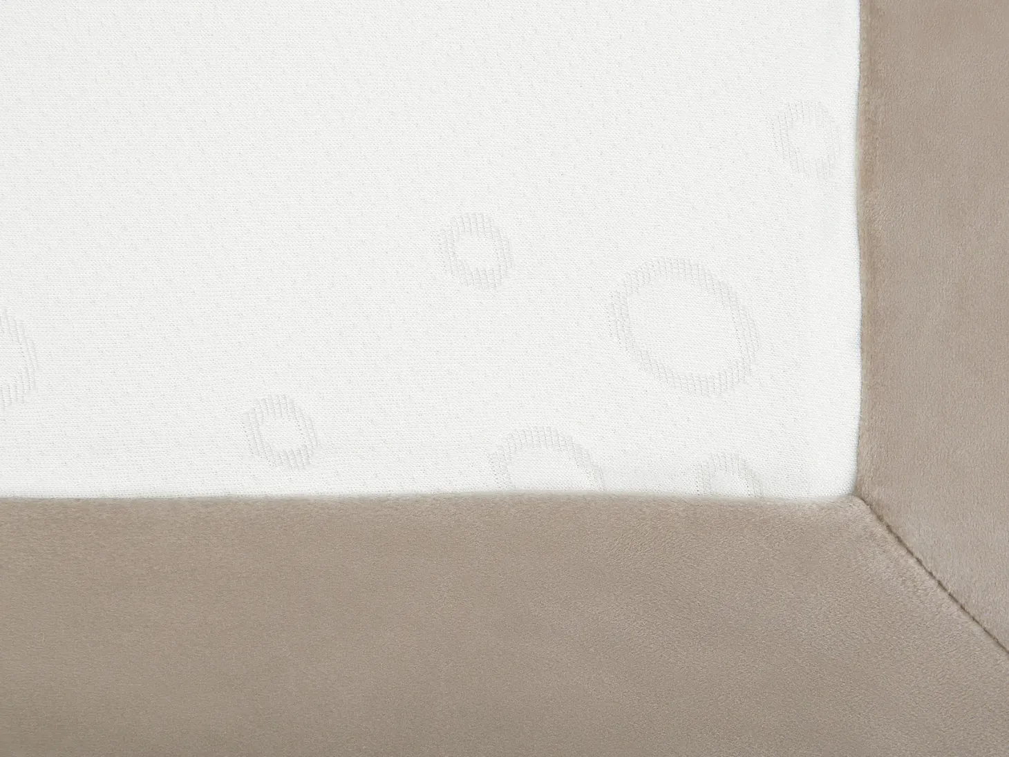 Kontinentalseng Velour CONSUL 180 x 200 cm Lys Beige