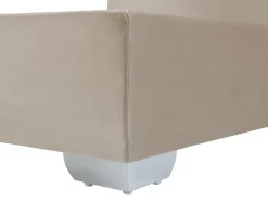 Kontinentalseng Velour CONSUL 180 x 200 cm Lys Beige