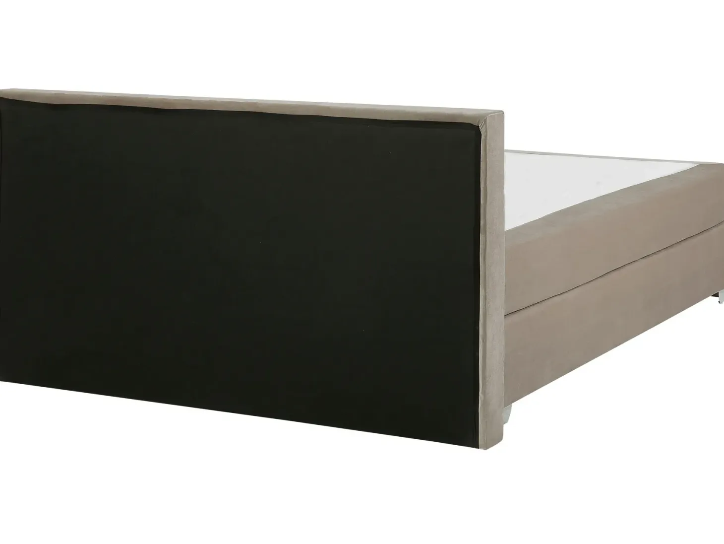 Kontinentalseng Velour CONSUL 180 x 200 cm Lys Beige