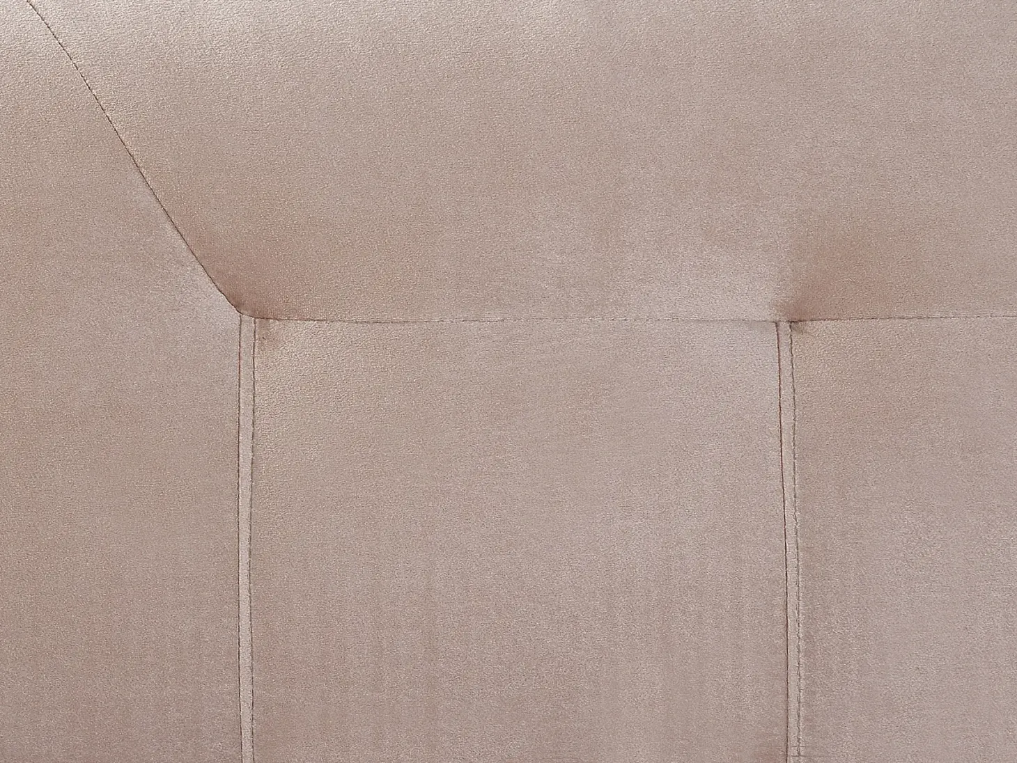 Kontinentalseng Velour MARQUISE 180 x 200 cm Beige