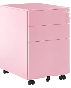 Kontorskab CAMI Metal Lyserød