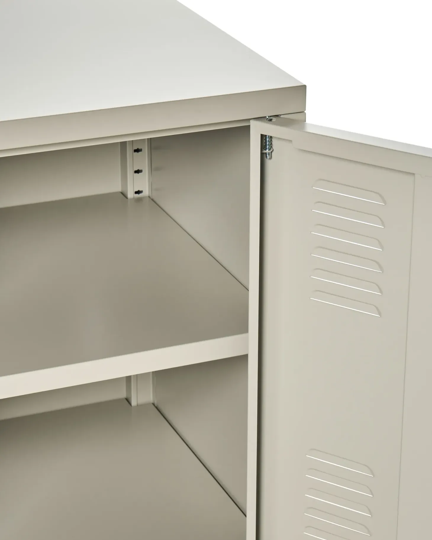 Kontorskab CARDIFF Metal Lys Beige