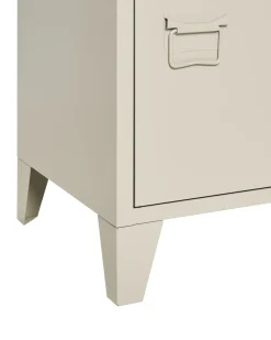 Kontorskab CARDIFF Metal Lys Beige
